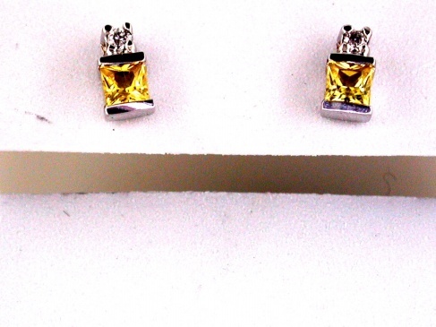 DIAMOND YELLOW 'SP' EARRING