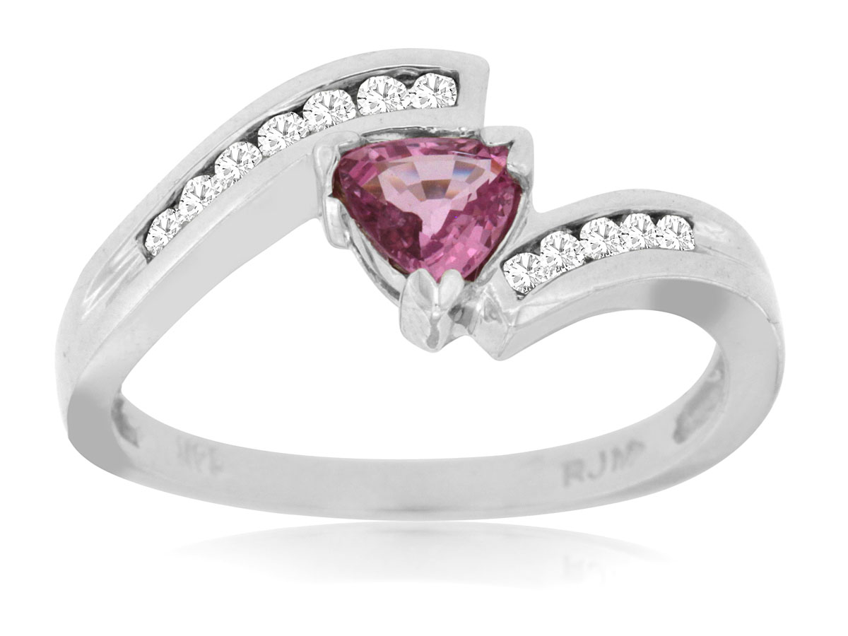 PINK SAPPHIRE & DIAMOND RING