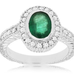 EMERALD & DIAMOND RING