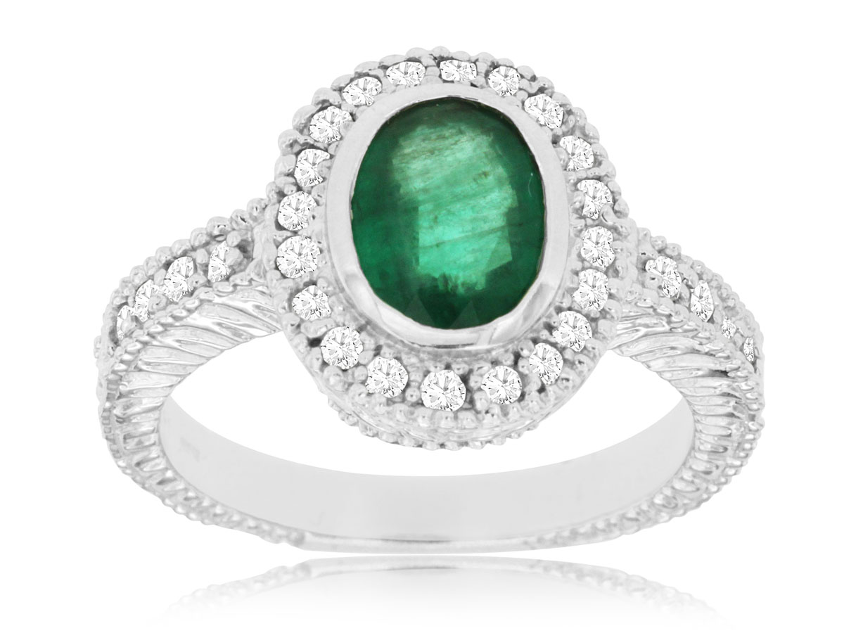 EMERALD & DIAMOND RING