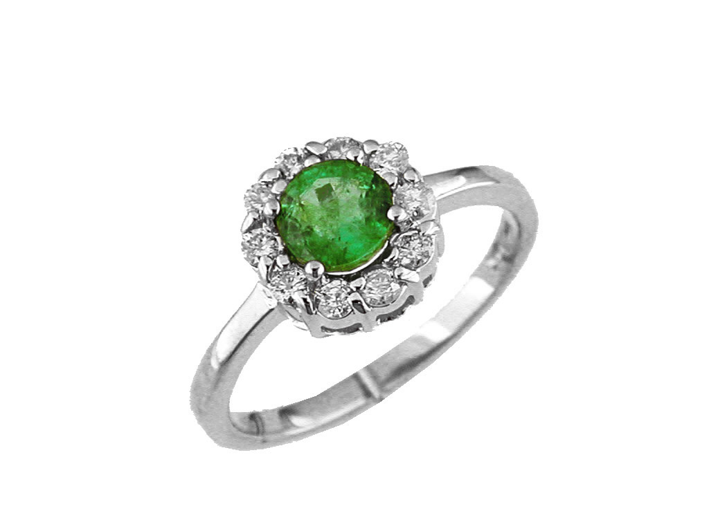 EMERALD & DIAMOND RING