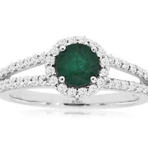 EMERALD & DIAMOND RING