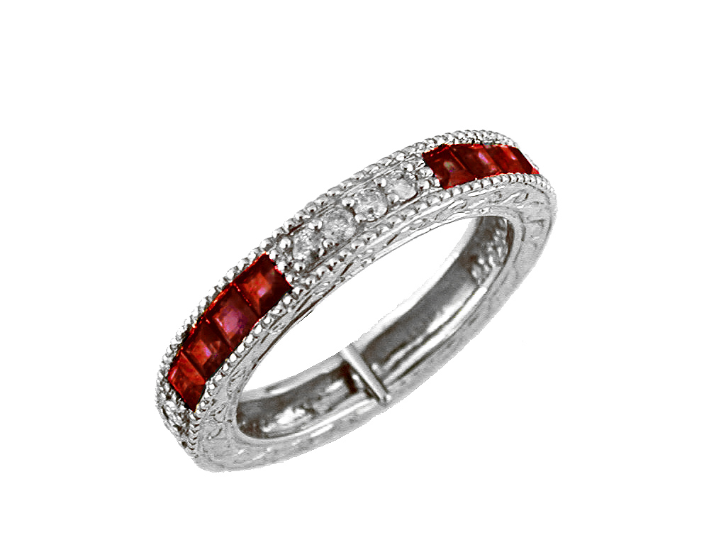 RUBY & DIAMOND BAND