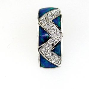 OPAL & DIAMOND PENDANT