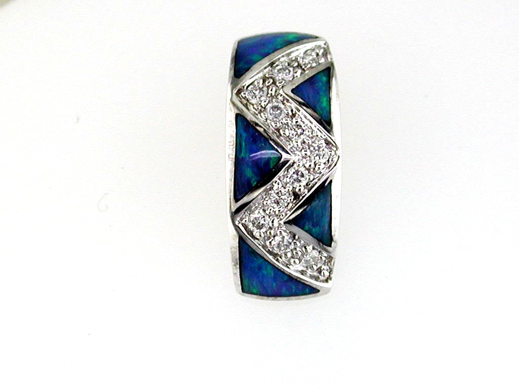 OPAL & DIAMOND PENDANT