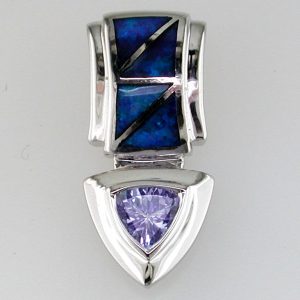 OPAL & DIAMOND PERNDANT