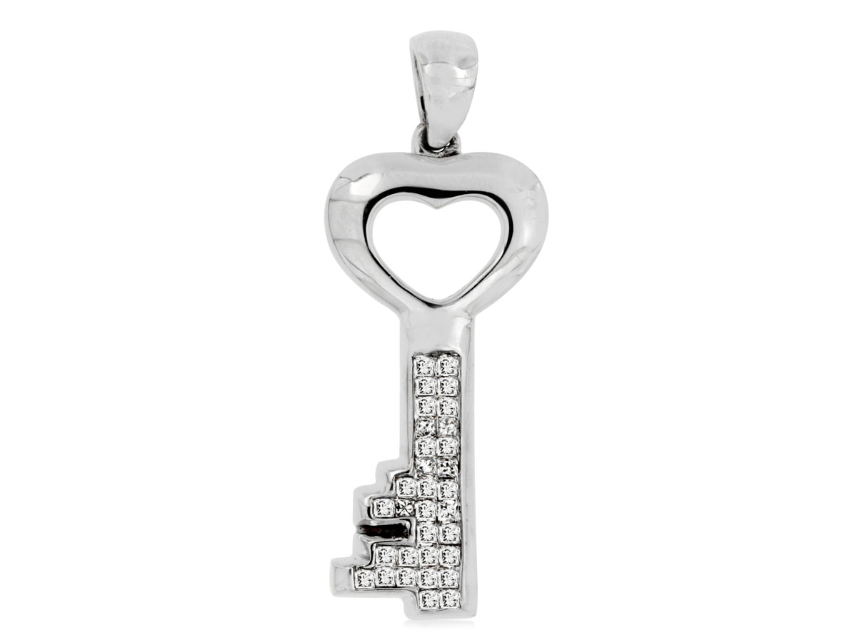 DIAMOND KEY PENDANT