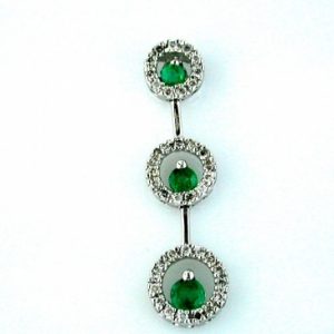 EMERALD & DIAMOND PENDANT