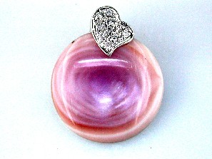 MOP & DIAMOND PENDANT