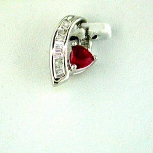 RUBY & DIAMOND PENDANT