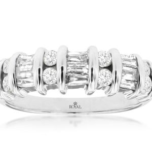 DIAMOND WEDDING RING(WHT GOLD)