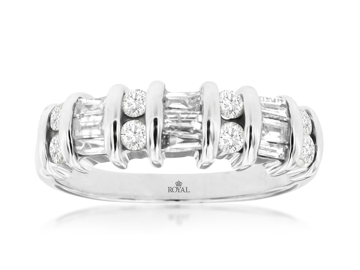 DIAMOND WEDDING RING(WHT GOLD)