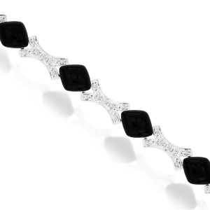 DIAMOND BLACK ONYX BRACELET