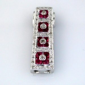 RUBY & DIAMOND PENDANT