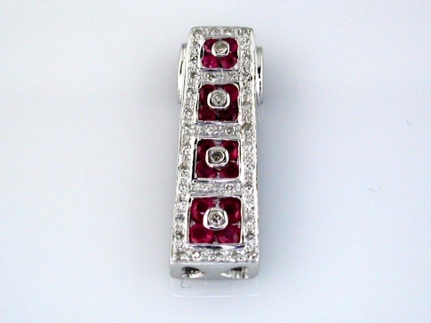 RUBY & DIAMOND PENDANT