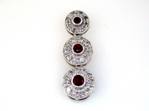 RUBY & DIAMOND PENDANT
