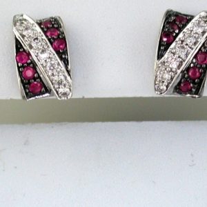 RUBY & DIAMOND EARRING