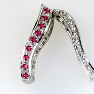 RUBY & DIAMOND PENDANT
