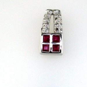 RUBY & DIAMOND PENDANT