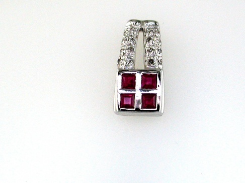 RUBY & DIAMOND PENDANT
