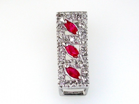 RUBY & DIAMOND PENDANT