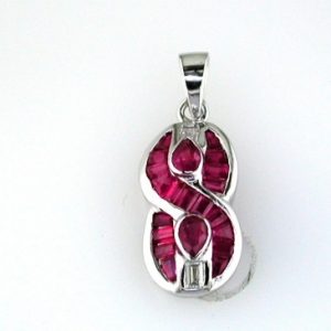 RUBY & DIAMOND PENDANT