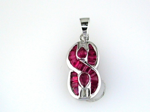 RUBY & DIAMOND PENDANT