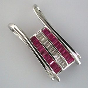 RUBY & DIAMOND PENDANT