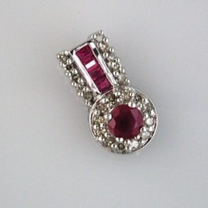 RUBY & DIAMOND PENDANT