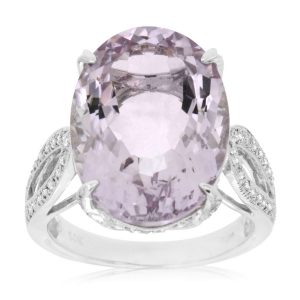 AMETHYST & DIAMOND RING
