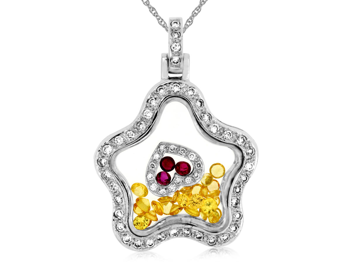 DIA' MULTI COLOR 'SP' PENDANT