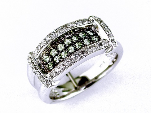 PERIDOT & DIAMOND RING