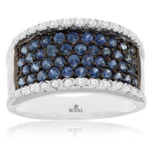 SAPPHIRE & DIAMOND RING