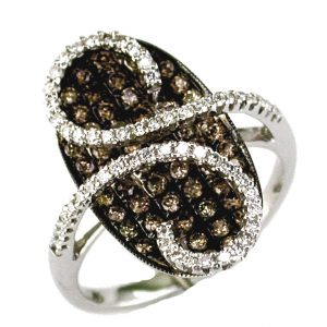 DIAMOND & MOCHA DIA RING