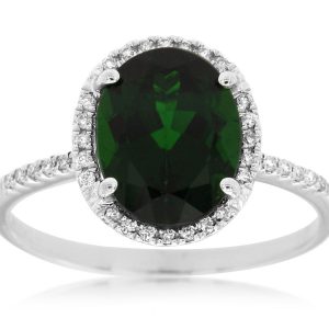 RUSSALITE & DIAMOND RING