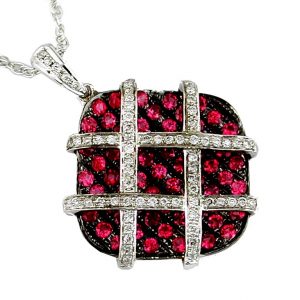 RUBY & DIAMOND PENDANT