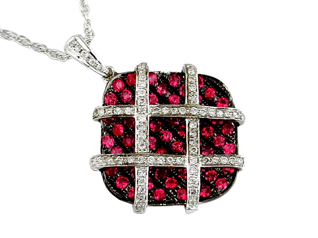 RUBY & DIAMOND PENDANT