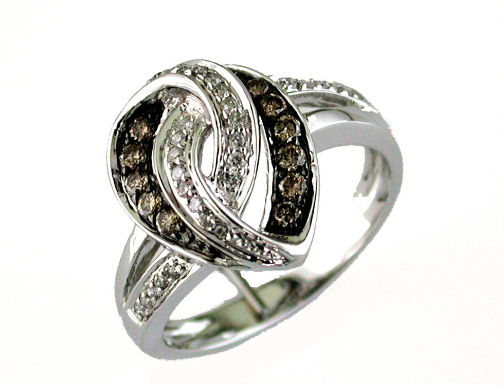 DIAMOND & MOCHA DIAMOND RING