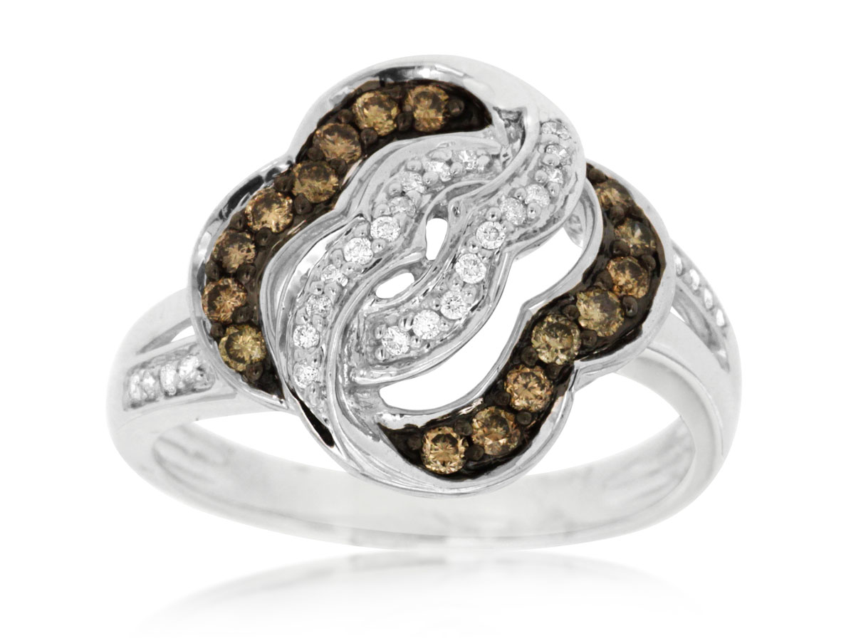 DIAMOND & MOCHA DIA RING