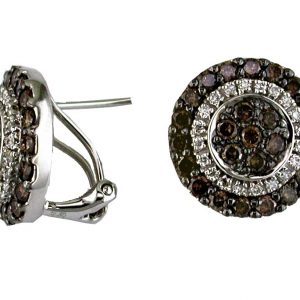 DIAMOND &MOCHA DIAMOND EARRING