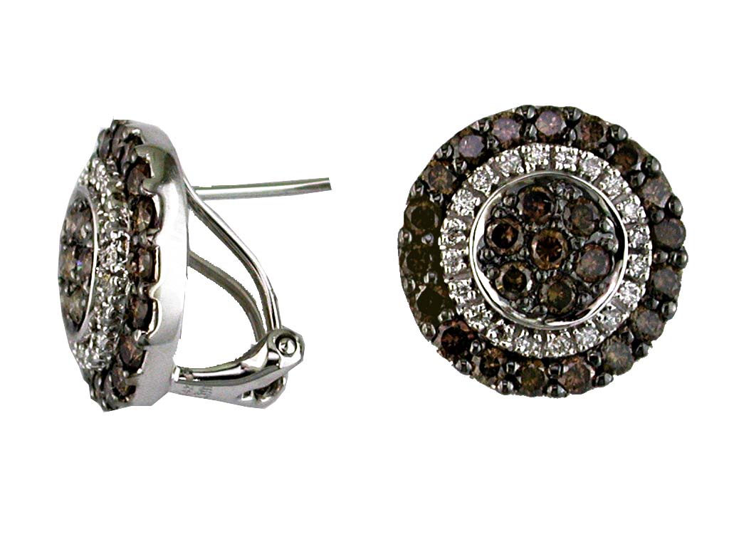 DIAMOND &MOCHA DIAMOND EARRING