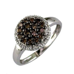 DIAMOND & MOCHA DIAMOND RING