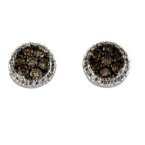 DIAMOND &MOCHA DIAMOND EARRING