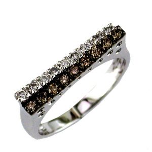 DIAMOND & MOCHA DIAMOND RING