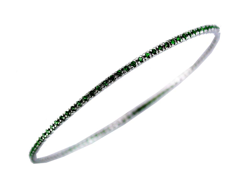 GREEN GARNET BANGLE