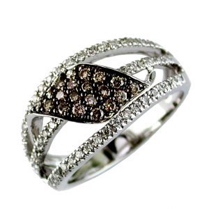 DIAMOND & MOCHA DIAMOND RING
