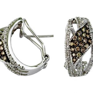 DIAMOND &MOCHA DIAMOND EARRING