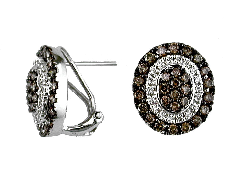 DIAMOND &MOCHA DIAMOND EARRING
