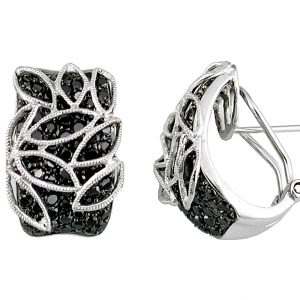 BLACK DIAMOND EARRING