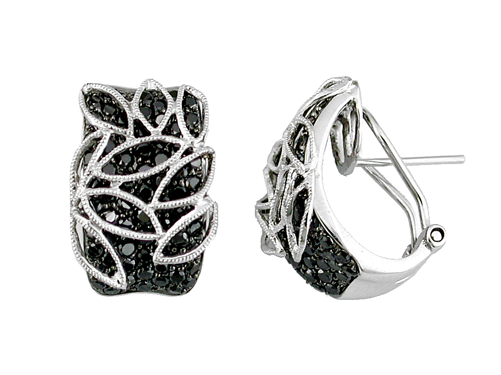 BLACK DIAMOND EARRING
